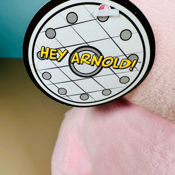 Hey Arnold! ABNER PINK PIG 8 Inch Nick Box Exclusive with Tag Plush Stuffed Toy - Picture 6 of 11